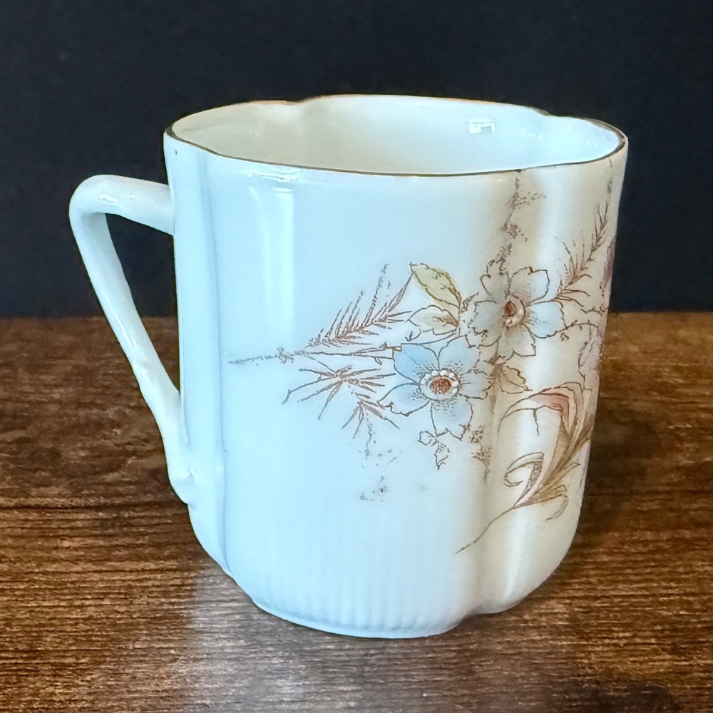 Floral Espresso Cup and Saucer - Picture 11 of 14